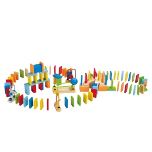 Hape Dynamo 107-Piece Wooden Domino Set – Price Drop – $17.69 (was $23.23)