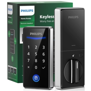 Philips Smart Keyless Deadbolt Lock – Clip Coupon + Coupon Code P9F4GOEM – $60.00 (was $129.99)