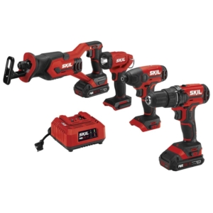 SKIL 20V Cordless 4-Tool Kit – Price Drop – $93.91 (was $179)