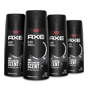 4-Pack AXE Black Mens Body Spray Deodorant – Price Drop – $12.90 (was $22.95)