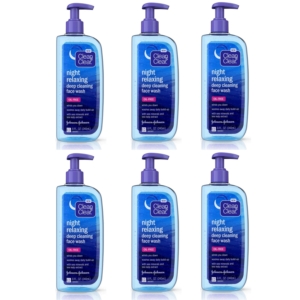6-Pack Clean and Clear Night Relaxing Deep Cleaning Face Wash – Price Drop – $17.44 (was $38.14)