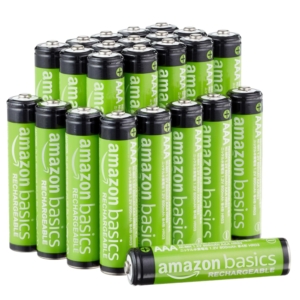 Amazon Basics 24-Pack Rechargeable AAA NiMH Performance Batteries – Price Drop – $16.14 (was $21.26)
