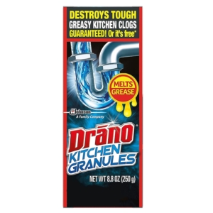 Drano Kitchen Granules Drain Clog Remover and Cleaner – $2.94 – Clip Coupon – (was $4.20)
