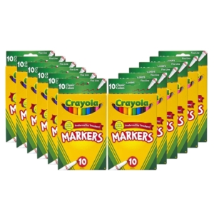 12 Boxes Crayola Fine Line Markers – Price Drop – $11.88 (was $34.99)