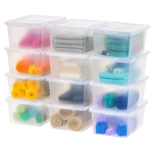 12-Pack IRIS USA 17 Qt Clear Storage Box – Price Drop – $24.98 (was $44.99)