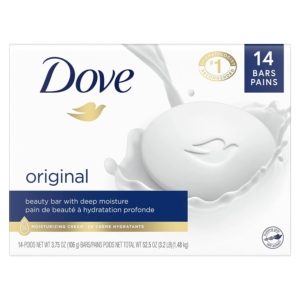 14-Count Dove Original Cleanser Bars – $11.80 – Clip Coupon – (was $16.17)