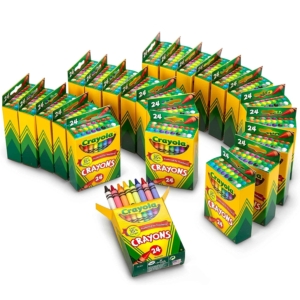 24 Boxes Crayola Crayons – Price Drop – $12 (was $35.76)