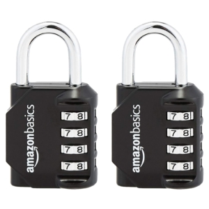 2-Pack Amazon Basics 4-Digit Combination Lock – Lightning Deal – 7.72 (was $9.59)