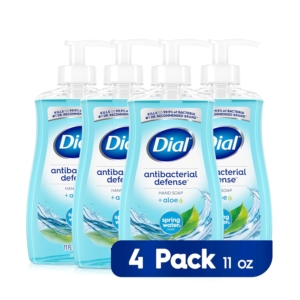 4-Pack Dial Antibacterial Liquid Hand Soap – $8 – Clip Coupon – (was $9.88)