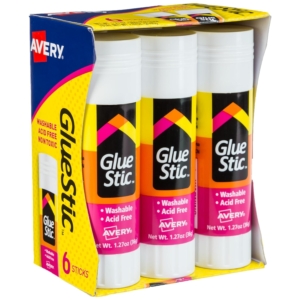 6-Pack Avery Glue Stic – Price Drop – $6.47 (was $12.74)