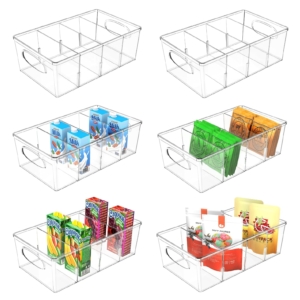 6-Pack Spacekeeper Storage Organizer Bins – Clip Coupon + Coupon Code HTCRSMTT – $21.99 (was $39.99)