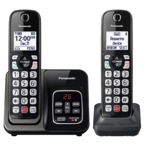 Panasonic 2-Handset Cordless Phone – Price Drop – $49.99 (was $59.99)