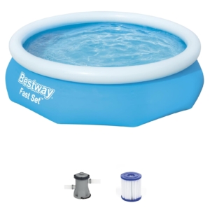 Bestway Fast Set Up Inflatable Above Ground Swimming Pool Set – Price Drop – $52.79 (was $79.47)