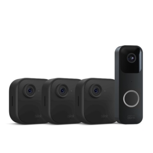 Blink Video Doorbell + 3 Outdoor 4 smart security cameras – Prime Exclusive – Price Drop – $119.99 (was $319.98)